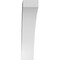 Ekena Millwork 6-in. W x 20-in. D x 26-in. H Thorton Architectural Grade PVC Knee Brace BRCP06X20X26THR - alternate 2